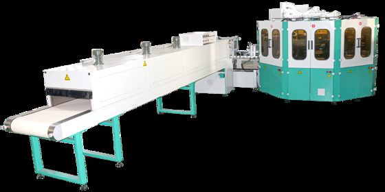 Máy in lụa chai tự động hoàn toàn cho nhựa, kim loại và thủy tinh