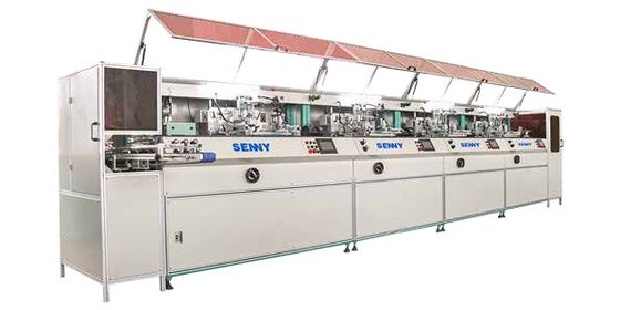 Hệ thống điều khiển PLC của máy in màn hình máy in chai nhựa 70pcs/min