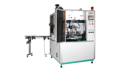 Máy in màn hình UV 2 màu tự động