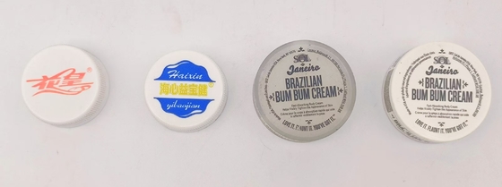 Máy in lụa 1 màu cho nắp tròn trong ngành mỹ phẩm 3000pcs/giờ.