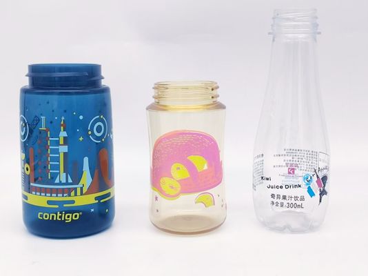 2-Color CNC Container UV Screen Printing Machine 70 Pcs/Min