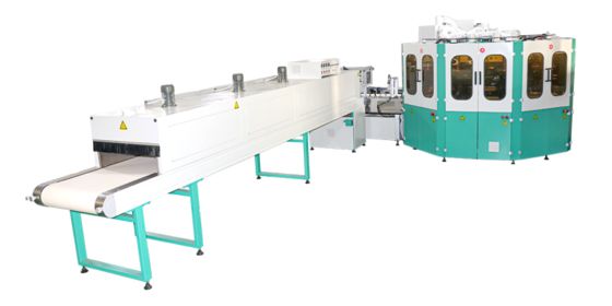 Up To 60pcs/Min Bottle Screen Printer For Plastic Metal And Glass Material Bottles With IR Curing