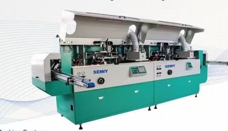 Automatic 1-8 Color Plastic Bottle UV Screen Printing Machine 85 pcs/min