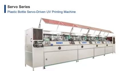 1-8 Color Servo-Driven UV Printing Machine For Plastic Bottle 70 Pcs/Min