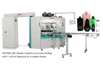 6 trạm 25pcs/min Máy in màn hình đa màu ISO cho Cap