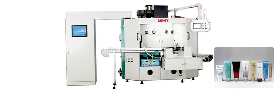 1-8 Color Soft Tube Automatic UV Printing Machine  Up to 80pcs/min With Varnishing