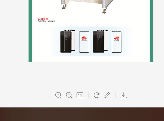 SGS 1000pcs/Hour máy in đệm khí nén cho kính 3D của máy tính bảng