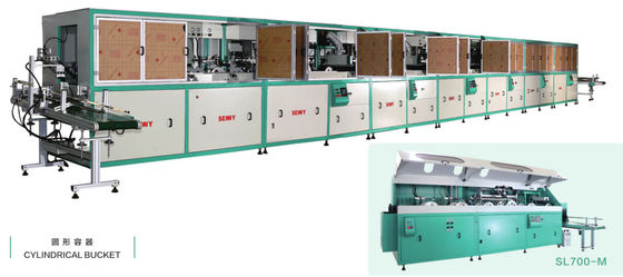 SGS 1000 chiếc / giờ Máy in màn hình một trạm cho thùng