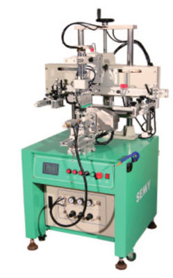 Máy in màn hình bán tự động CNC 600pcs / Hr cho chai hình dạng cong