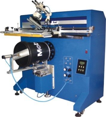 Máy in màn hình bán tự động cho xô hình trụ