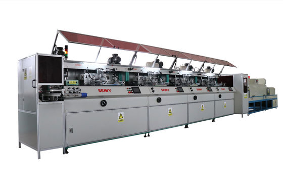 Máy in màn hình đa màu 4 màu 4 trạm 2400pcs/hr 350x250mm