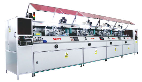 6000pcs/Hr 12 Color Bottle Silk Screen Printing Machine Chứng nhận CE