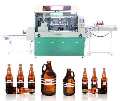 Máy in màn hình hoàn toàn tự động CE 2400pcs / Hr cho chai thủy tinh