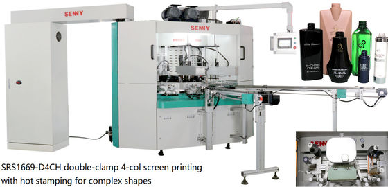 Máy dập nóng tự động 50Hz, Máy in tem nóng 7bar cho chai
