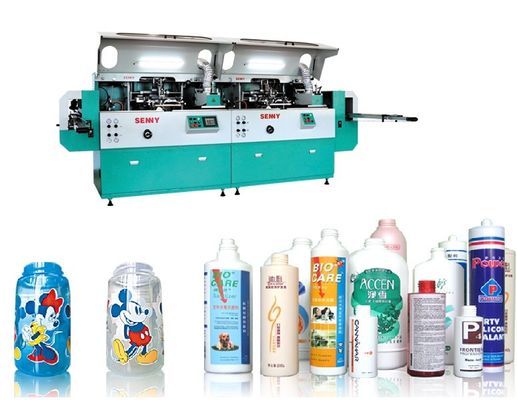 Máy in màn hình tự động hoàn toàn tự động bằng nhựa thủy tinh 85 chiếc / phút