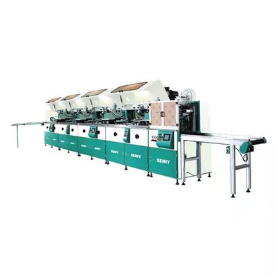 Máy in màn hình tự động đa màu loại tuyến tính cho chai thủy tinh