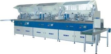 Máy in màn hình hình dạng phức tạp với chức năng in nóng và dán nhãn