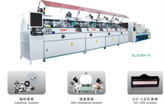 Cấu trúc kết hợp mô-đun Máy in màn hình tự động Servo Điều khiển bằng tia UV
