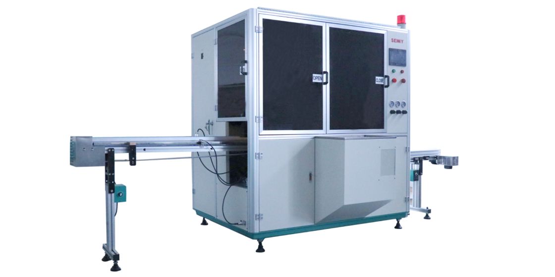 Máy in lụa UV tự động 1 màu 50 chiếc/phút cho nắp lọ và chai