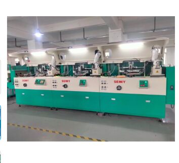 Máy in lụa UV chai nhựa 1-8 màu tự động 70pcs/phút