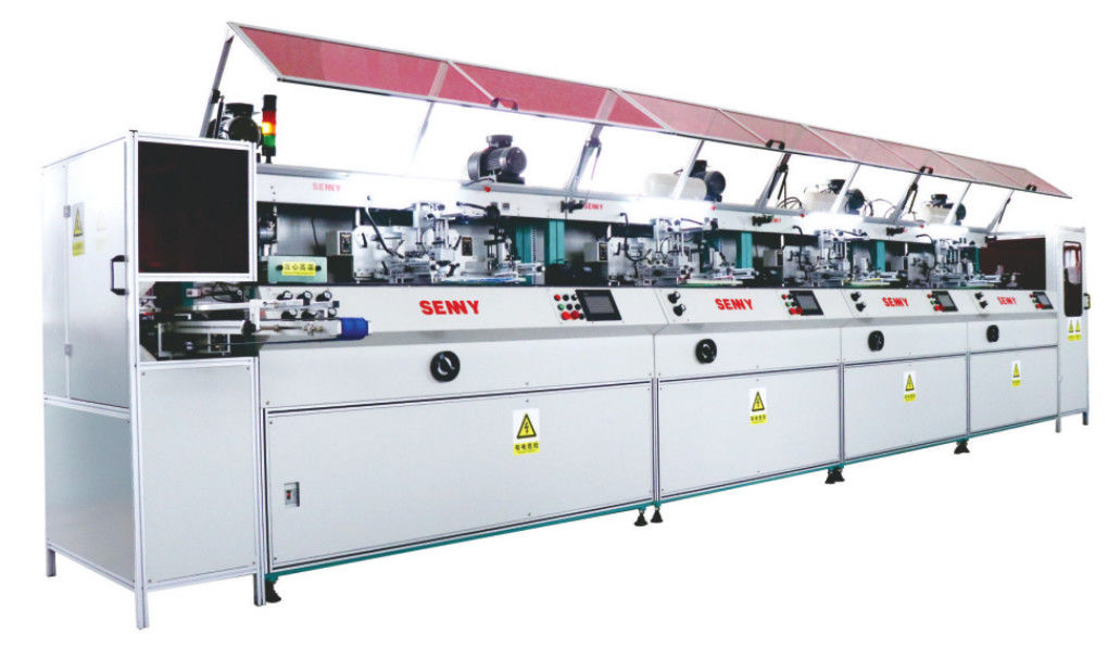 6000pcs/Hr 12 Color Bottle Silk Screen Printing Machine Chứng nhận CE