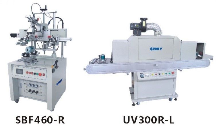 Máy in lụa bán tự động khí nén Xử lý UV cho bộ lọc dầu ô tô