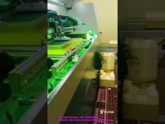 12 Color 1000pcs/Hr Bucket Screen Printing Machine 250x250mm